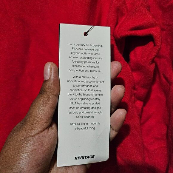 Fila Men's Long Sleeve Crewneck Sweatshirt - Picture 5 of 7